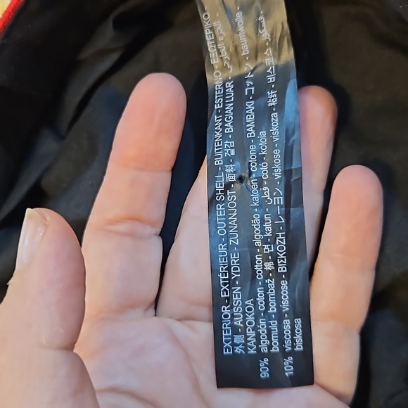 Zara 56cm red sports cap canvas / denim bought but never worn - Picture 9 of 11